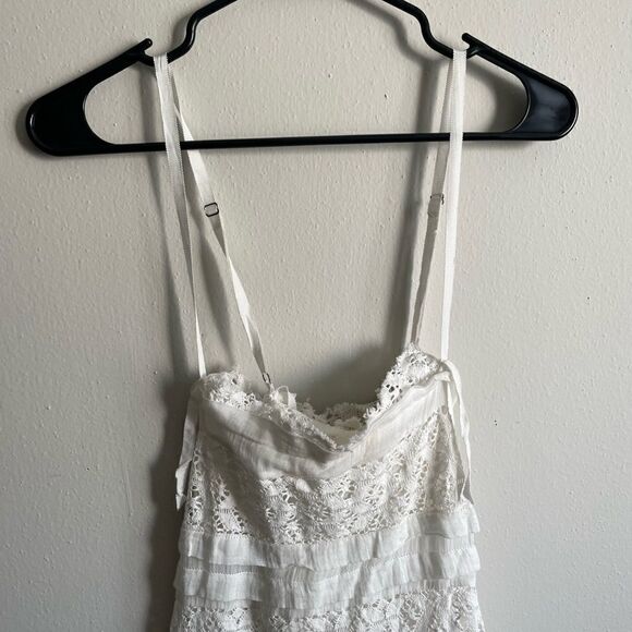 Revolve Free People Shailee White Crochet Mini Dress - Picture 6 of 16